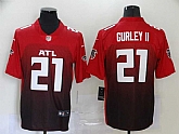 Nike Falcons 21 Todd Gurley II Red New Vapor Untouchable Limited Jersey,baseball caps,new era cap wholesale,wholesale hats